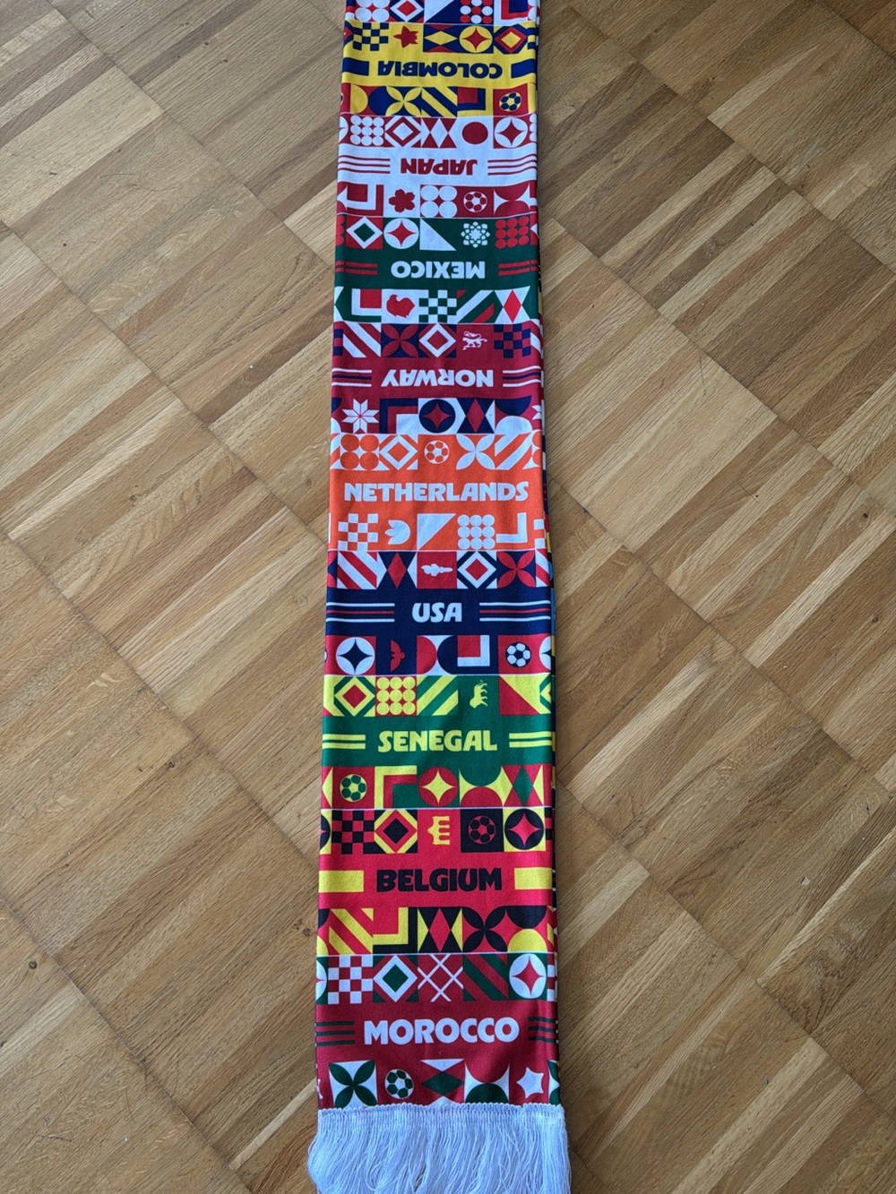 World Cup Soccer Scarf International Countries BRAND NEW
